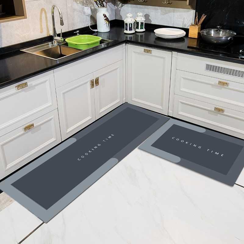 2 Pcs Kitchen Mats – Waterproof Memory Foam Standing Floor Mats